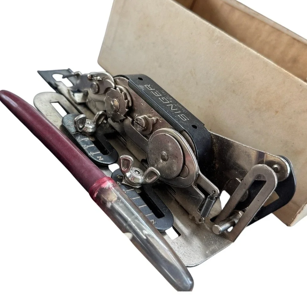 Vintage Singer Buttonhole Attachment No‎ 121795 for Lock Stitch Sewing Machines